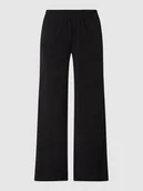 Spodnie damskie - Luźne spodnie z krepy model ‘Lima’ - miniaturka - grafika 1