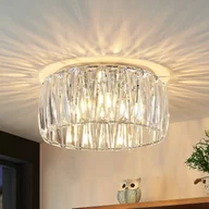 Lampy sufitowe - Lindby Sofia lampa sufitowa, przezroczysta/chrom - miniaturka - grafika 1