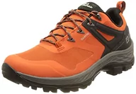 Buty trekkingowe męskie - Jack Wolfskin Męskie buty trekkingowe Rebellion Guide Texapore Low M, pomarańczowy szary, 42.5 EU - miniaturka - grafika 1