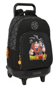 Plecaki - Safta DRAGON BALL COMBAT - Duży plecak na kółkach, kompaktowy, zdejmowany, idealny dla dzieci w różnym wieku, wygodny i wszechstronny, jakość i wytrzymałość, 33 x 22 x 45 cm, Czarny (Black), M, Casual - miniaturka - grafika 1
