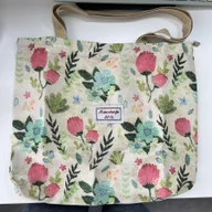 Torebki damskie - TEMU Elegancka Torba Tote z Kwiatowym Wzorem i Zamkiem Błyskawicznym, Duża Torba na Ramię do Codziennego Użytku, Dojazdów i Studiów, Torba Tote na - miniaturka - grafika 1