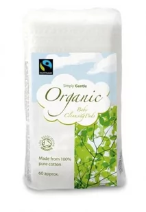 Simply Gentle Płatki kosmetyczne z bawełny organicznej - Waciki, płatki i patyczki kosmetyczne - miniaturka - grafika 1