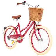 Rowery - Rower dziecięcy GERMINA Vintage 20 cali dla dziewczynki Różowy - miniaturka - grafika 1