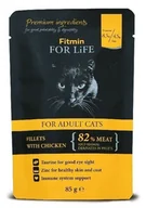 Mokra karma dla kotów - Fitmin Cat For Life Adult Chicken 85g - miniaturka - grafika 1