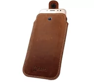 Etui i futerały do telefonów - Etui Wsuwka IPHONE 6 / 7 / 8 / SE 2020 skórzana Nexeri Leather Pocket L brązowe - miniaturka - grafika 1