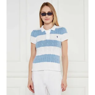 POLO RALPH LAUREN Polo Slim Fit - Swetry damskie - miniaturka - grafika 1