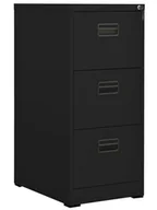 Szafki biurowe - Elior Czarny wysoki kontenerek na klucz E3-B53 - miniaturka - grafika 1