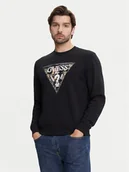 Bluzy męskie - Guess Bluza M5YQ05 K68I4 Czarny Regular Fit - miniaturka - grafika 1