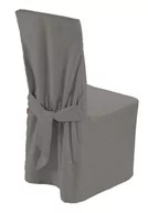 Pokrowce na meble - Dekoria Sukienka na krzesło szary 45 × 94 cm Edinburgh 580-115-81 - miniaturka - grafika 1