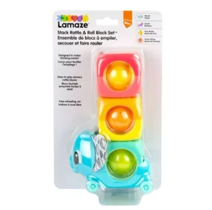 TOMY Lamaze wieża klocki sensoryczne - Zabawki interaktywne dla dzieci - miniaturka - grafika 1