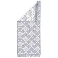 Dywany - Dywan Kilim Soft 60 x 130 cm marokański szaro-kremowy - miniaturka - grafika 1