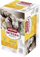 Mokra karma dla kotów - Zestaw Animonda Integra Protect Adult Sensitive, 24 x 100 g - Indyk i ryż Dostawa GRATIS! - miniaturka - grafika 1