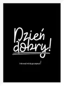 Obrazy i zdjęcia na płótnie - Obraz Modernpik Dzień dobry 30 x 40 cm - miniaturka - grafika 1