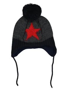 Barts Beret w kolorze grafitowym - Czapeczki dla niemowląt - miniaturka - grafika 1