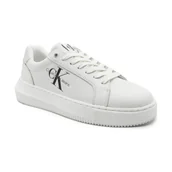 Trampki damskie - Calvin Klein Jeans Skórzane trampki CHUNKY CUPSOLE MONOLOGO - miniaturka - grafika 1