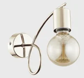 Lampy ścienne - Alfa Sosnowscy Nowoczesny kinkiet TANGO GOLD E27 złoty 28310 - miniaturka - grafika 1