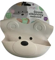 Śliniaki i fartuszki - Melii Śliniak silikonowy MIŚ - miniaturka - grafika 1