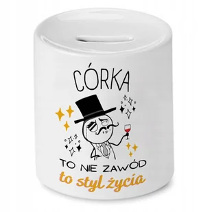 Skarbonka 330 ml Dla Melanii Córki Dziecka z Nadrukiem ze Zdjęciem + Opakowanie na prezent (wzór 03) - Skarbonki - miniaturka - grafika 1