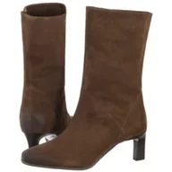 Botki damskie - Kozaki Brązowe 5801/005-F (KN40-a) Karino - miniaturka - grafika 1