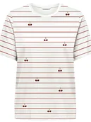 Koszulki i topy damskie - ONLY Koszulka "Kita" w kolorze białym - miniaturka - grafika 1