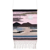 Dekoracje domu - Dekoracja ścienna z frędzlami bawełniana wielokolorowa SADDA - miniaturka - grafika 1