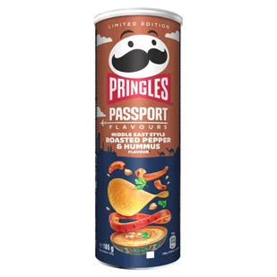 Pringles Passport Roasted Pepper & Hummus Przekąska 165 g - Chipsy - miniaturka - grafika 1
