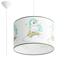 Lampy pozostałe - Lampa dla dzieci z jednorożcem na abażurze - 3X A587 D0-R99 - miniaturka - grafika 1