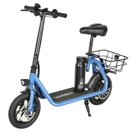 Hulajnogi elektryczne - SAMEBIKE SM-C01 Foldable Electric Scooter with Seat 350W Motor 36V 10 4Ah Battery 12 inch Tire 32km/h Max Speed 25km Range - miniaturka - grafika 1