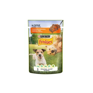 Purina Karma dla psów FRISKIES Vitafit, kurczak i marchew w sosie, 100 g - Mokra karma dla kotów - miniaturka - grafika 3