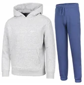 Dresy męskie - 4F OCIEPLANY CHĹOPIÄCY DRES KOMPLET BLUZA KANGURKA SPODNIE / rozm 140 - miniaturka - grafika 1