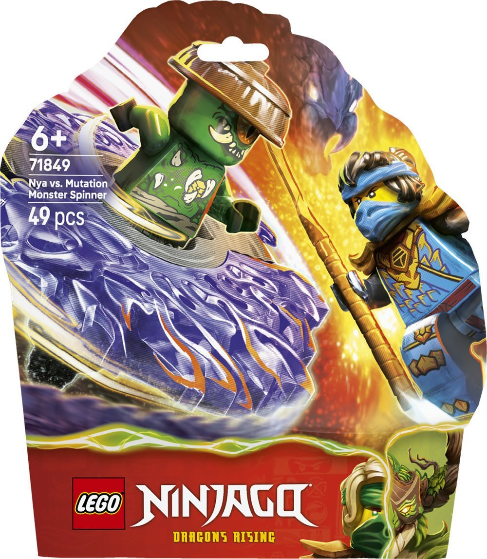 LEGO Ninjago Nya kontra zmutowany potwór na spinnerze 71849