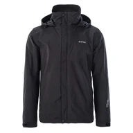 Kurtki męskie - Męska Kurtka przejściowa HI-TEC HOWARD JACKET M000134148 – Czarny - miniaturka - grafika 1