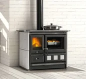 Kuchnie węglowe - La Nordica Kuchnia ROSA XXL MAIOLICA 8,5 kW - miniaturka - grafika 1