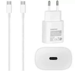 Szybka Ładowarka Sieciowa Samsung 25W Fast Charge + Kabel USB-C TYP C 1,8M - Ładowarki do telefonów - miniaturka - grafika 1