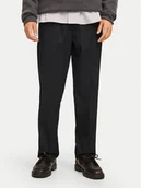 Spodnie męskie - Jack & Jones Chinosy Kane Edwin 12268303 Czarny Relaxed Fit - miniaturka - grafika 1