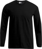 Koszulki męskie - Promodoro 4099 Koszulka męska Premium Longsleeve z długim rękawem - Kolor: Czarny - Rozmiar: 3XL - miniaturka - grafika 1