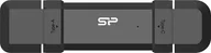 Pendrive - Pendrive Silicon Power Silicon Power 500GB Portable-Stick-SSD USB 3.2 DS72 Black - miniaturka - grafika 1
