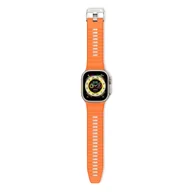 Akcesoria do smartwatchy - Decoded Ultra Traction - Silikonowy Pasek Do Apple Watch 1/2/3/4/5/6/7/8/9/Se/Ultra 49/45/44/42 Mm Gen 1-9 - Se (Apricot) - miniaturka - grafika 1