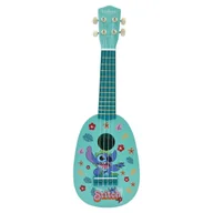Instrumenty muzyczne dla dzieci - Lexibook Drewniane ukulele z nylonowymi strunami 53 cm Disney Stitch - miniaturka - grafika 1