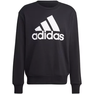 Bluza męska adidas Essentials French Terry Big Logo czarna IC9324 XL - Bluzy męskie - miniaturka - grafika 1