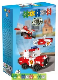 Clicstoys Hero Squad Straż pożarna Box - Klocki - miniaturka - grafika 1