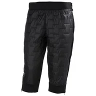 Spodnie sportowe męskie - Helly Hansen Lifaloft Full Zip Insulator 3/4 Pant, spodnie, męskie, czarne - miniaturka - grafika 1
