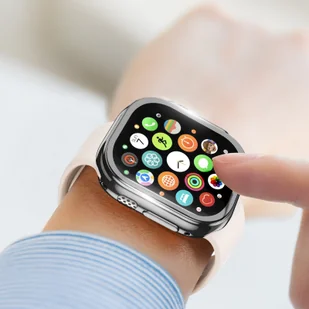 Dux Ducis Samo etui do Apple Watch Ultra 49 mm elastyczny pokrowiec na smartwatch czarne - Akcesoria do smartwatchy - miniaturka - grafika 8