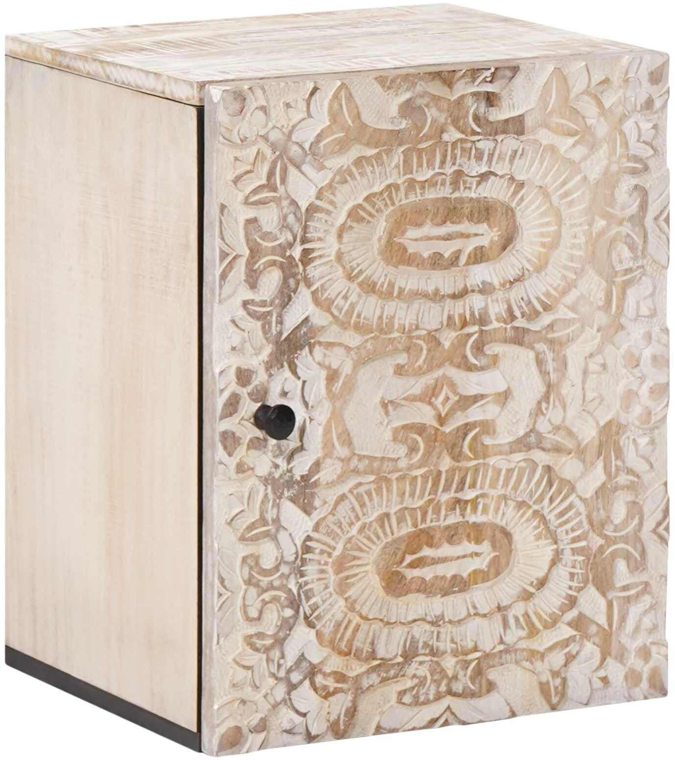 vidaXL vidaXL Wisząca Szafka Łazienkowa z drzwiami Biały 38 x 33,5 x 48 cm