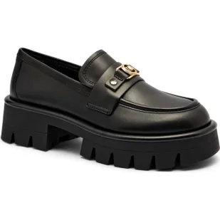 Michael Kors Skórzane loafersy MANDY - Półbuty damskie - miniaturka - grafika 1