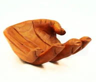 Tace i patery - DREWNIANA MISA PATERA DŁONIE INDONEZJA - miniaturka - grafika 1