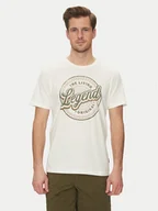 Koszulki męskie - Blend T-Shirt 20717760 Biały Regular Fit - miniaturka - grafika 1