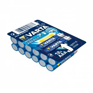 Varta Baterie alkaliczne R3 AAA 12sztuk HIGH ENERGY - Baterie i akcesoria - miniaturka - grafika 2