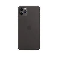 Etui i futerały do telefonów - APPLE SILICONE CASE MX002ZM/A IPHONE 11 PRO MAX BLACK ORYGINALNA PLOMBA - miniaturka - grafika 1