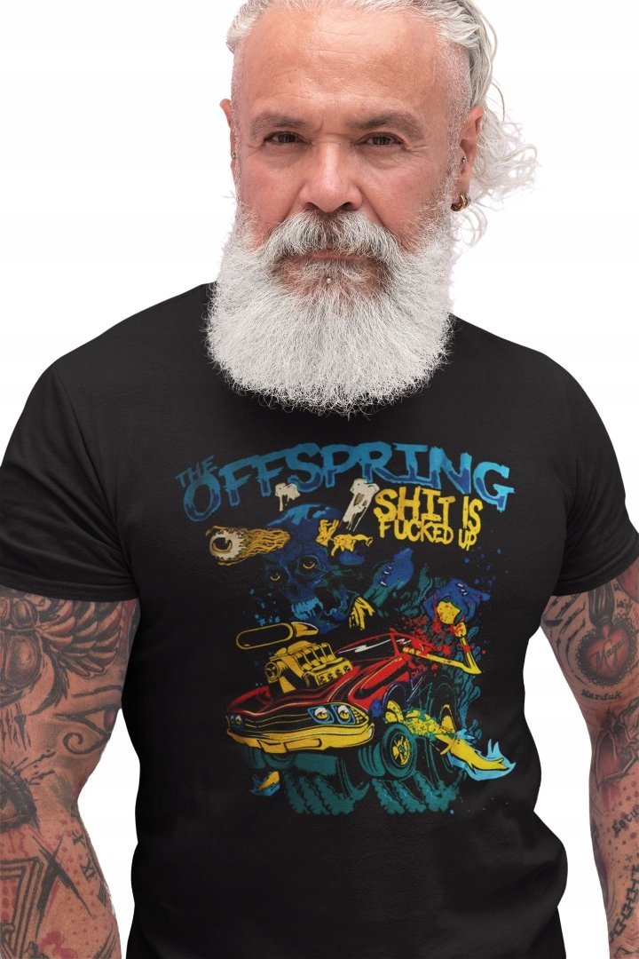 KOSZULKA MĘSKA THE OFFSPRING t-shirt czarny punk rock prezent urodziny XXL